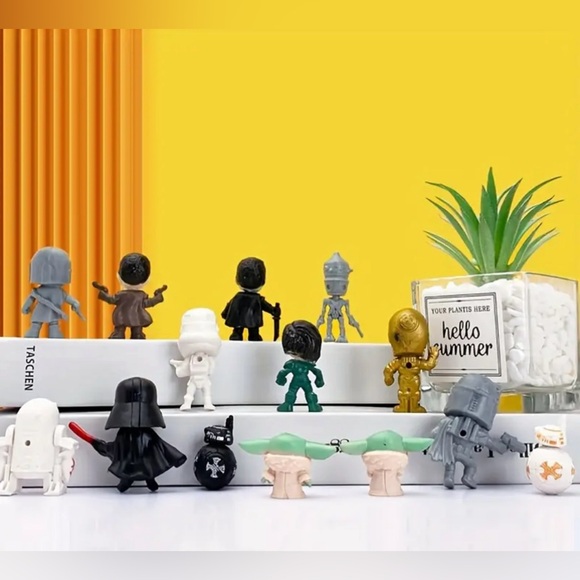 Star Wars 14pcs Action Figure Set - Mini Anime Collectibles - Picture 4 of 5